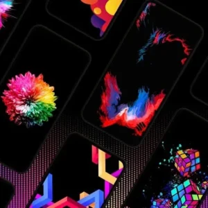 A captivating OLED wallpaper showcasing vibrant colors and deep blacks.