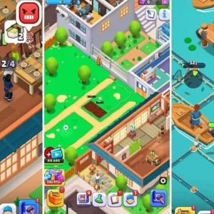 A chef preparing sushi in Sushi Empire Tycoon.