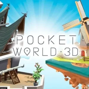 A completed Pocket World 3D model of a building.