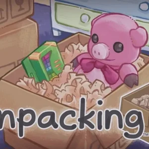 A cozy room with unpacked boxes in Unpacking game.