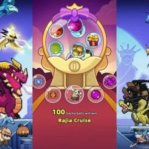 A fierce monster roaring in Legendary Monster