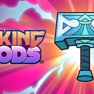 A fierce Viking warrior ready for battle in Viking Gods.
