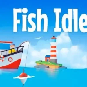 A fishing boat in Idle Fish 2: Fishing Tycoon