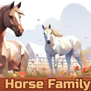 A horse running in a field.
