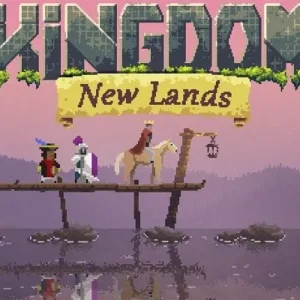 A king on a horse overlooking his kingdom in Kingdom New Lands