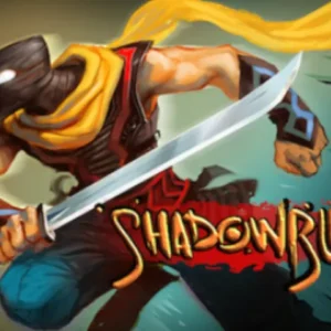 A ninja runs and jumps in Shadow Blade.
