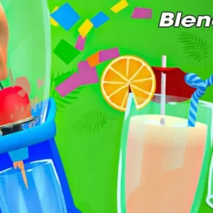 A person blending a smoothie in Blend It 3D