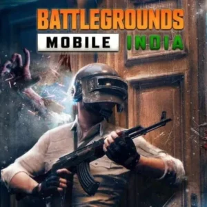 A player parachuting into the map in Battlegrounds Mobile India.