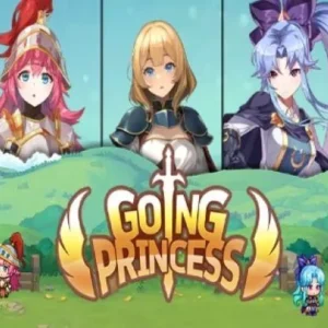 A princess with a magic staff summoning troops in Going Princess.