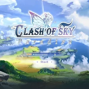 A promotional image for Clash of Sky featuring various characters.