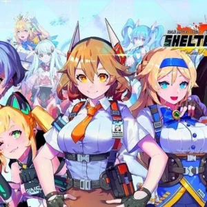 A promotional image for Shelter Zero depicting several anime-style characters.