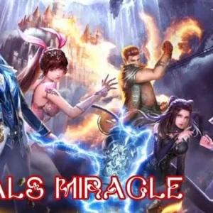 A promotional image for the game ALS Miracle, showing a character surrounded by glowing effects.