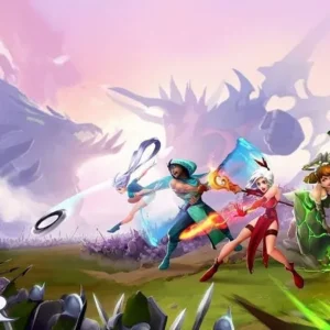 A promotional image for the game Brave Order, showcasing characters and gameplay.