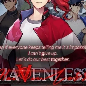 A promotional image for the game Havenless showing the main character.