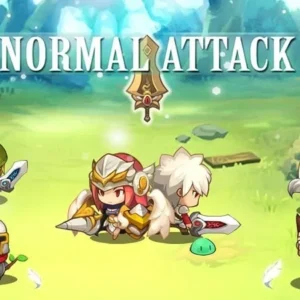 A promotional image for the God of Attack game.