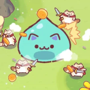 A screenshot from Bumbling Cats showing the gameplay.
