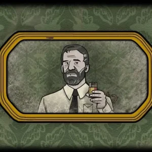 A screenshot from Cube Escape: Paradox showing a room with various objects and puzzles.