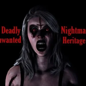 A screenshot from Deadly Nightmare UH showing the protagonist exploring a dark and eerie environment.