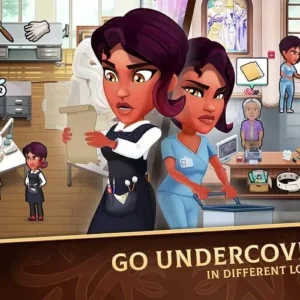 A screenshot from Detective Jackie showing a hidden object scene.
