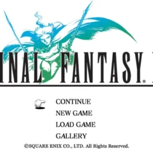 A screenshot from Final Fantasy III showing the characters exploring a dungeon.