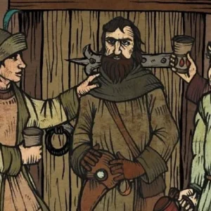 A screenshot from Lapse of Plague showing the main character, the plague doctor.