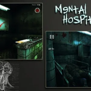 A screenshot from Mental Hospital III Remastered showcasing the dark and eerie environment.