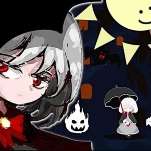 A screenshot from TERASENE The Light of Her Life showing the main character using the sun's rays to fight enemies.