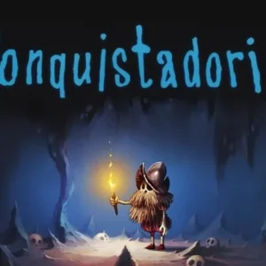 A screenshot from the game Conquistadorio showing the main character.