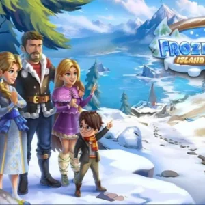 A screenshot from the game Frozen Farm showing a farm scene.