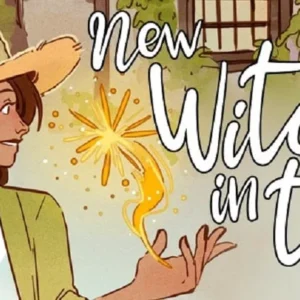 A screenshot from the game New Witch in Town showing a character selection screen.