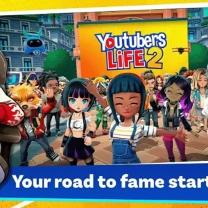 A screenshot from Youtubers Life 2 showing the character customization screen.