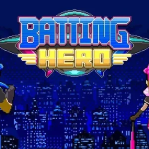 A screenshot of Batting Hero gameplay.