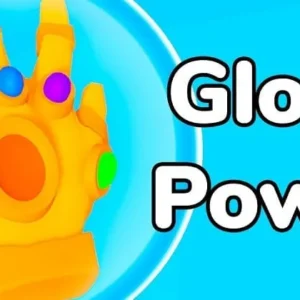 A screenshot of Glove Power gameplay showing the glove navigating obstacles.