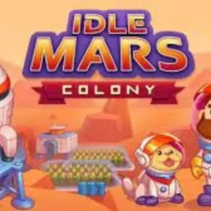 A screenshot of Idle Mars Colony showing the gameplay.