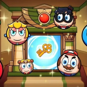 A screenshot of Red and Blue gameplay.