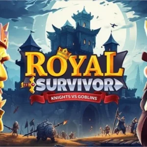 A screenshot of Royal Survivor: Heroes Battle gameplay.