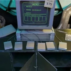 A screenshot of Station 117 gameplay showing a dark and mysterious room.