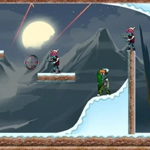A screenshot of Stupid Zombies 2 gameplay.