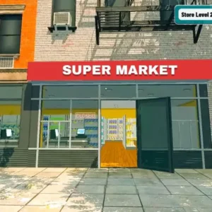 A screenshot of Supermarket Cashier Manager gameplay.