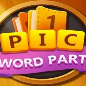 A screenshot of the 1 Pic Word Parts game.