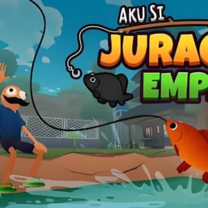 A screenshot of the Aku si JURAGAN EMPANG game showing the gameplay.