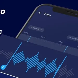 A screenshot of the Audio Editor & Music Editor app interface.