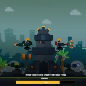 A screenshot of the Base Defense game showing various weapons and defense systems.