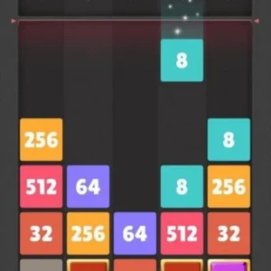 A screenshot of the Drop The Number game.