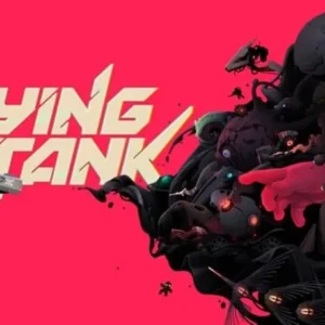 A screenshot of the Flying Tank game showing a plane shooting at enemies.