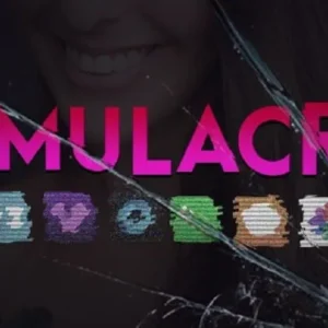 A screenshot of the game SIMULACRA showing a phone's interface with text messages.