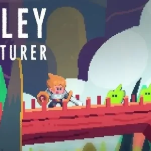 A screenshot of the game Valley Adventurer showing the main character in a forest.