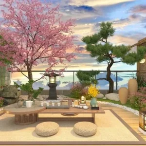 A screenshot of the gameplay in Garden Sweet, showing the match-three puzzle interface.