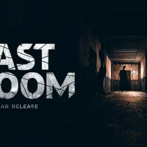 A screenshot of The Last Room Horror Game showing a dark and creepy room.