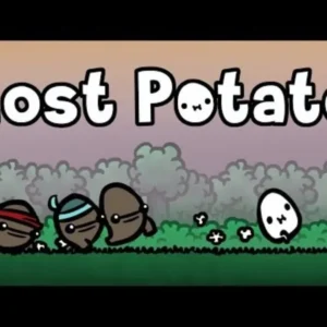 A screenshot of the Lost Potato game showing the potato character.